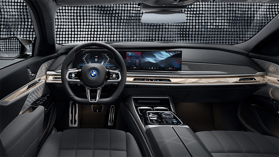 BMW i7 M70 xDrive Sedan, habitaclu interior
