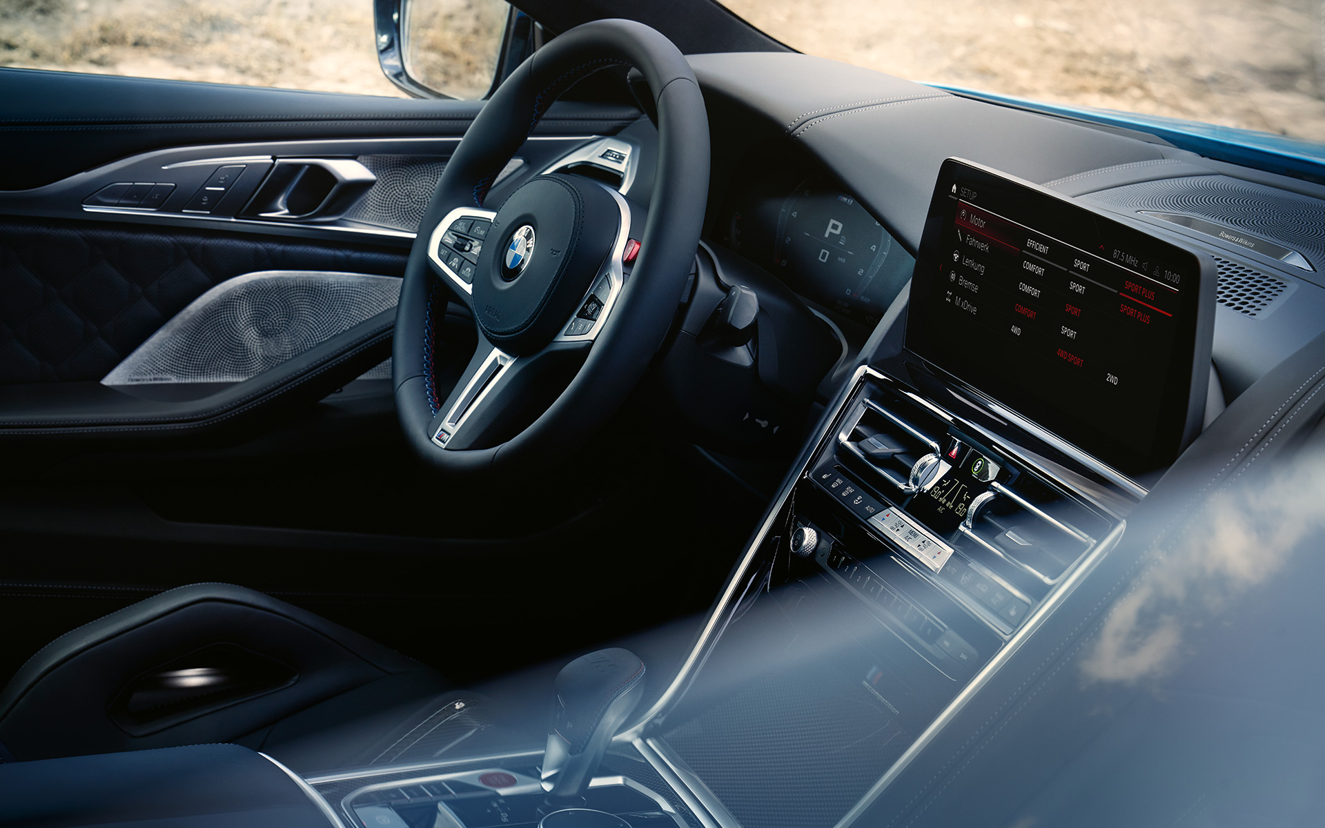 Control Display, BMW M8 Competition Coupé BMW M8 Competition Coupé, interior, Control Display