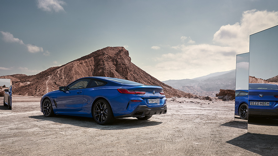 BMW M850i xDrive Coupé, Albastru Portimao M