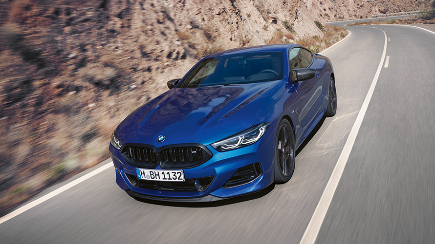 BMW M850i xDrive Coupé, Albastru Portimao M