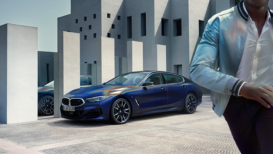 BMW M850i xDrive Gran Coupé, BMW Individual Albastru Frozen Tanzanite