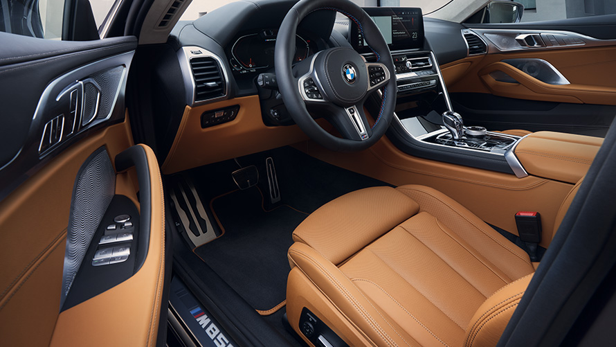 BMW M850i xDrive Gran Coupé, interior, habitaclu