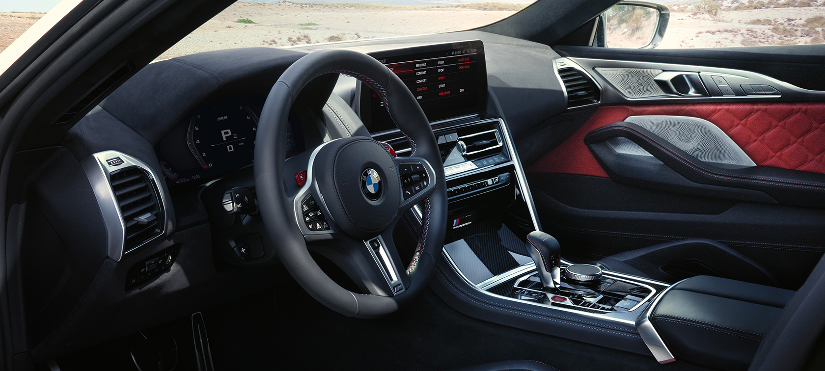 BMW M8 Competition Gran Coupé, habitaclu, Control Display