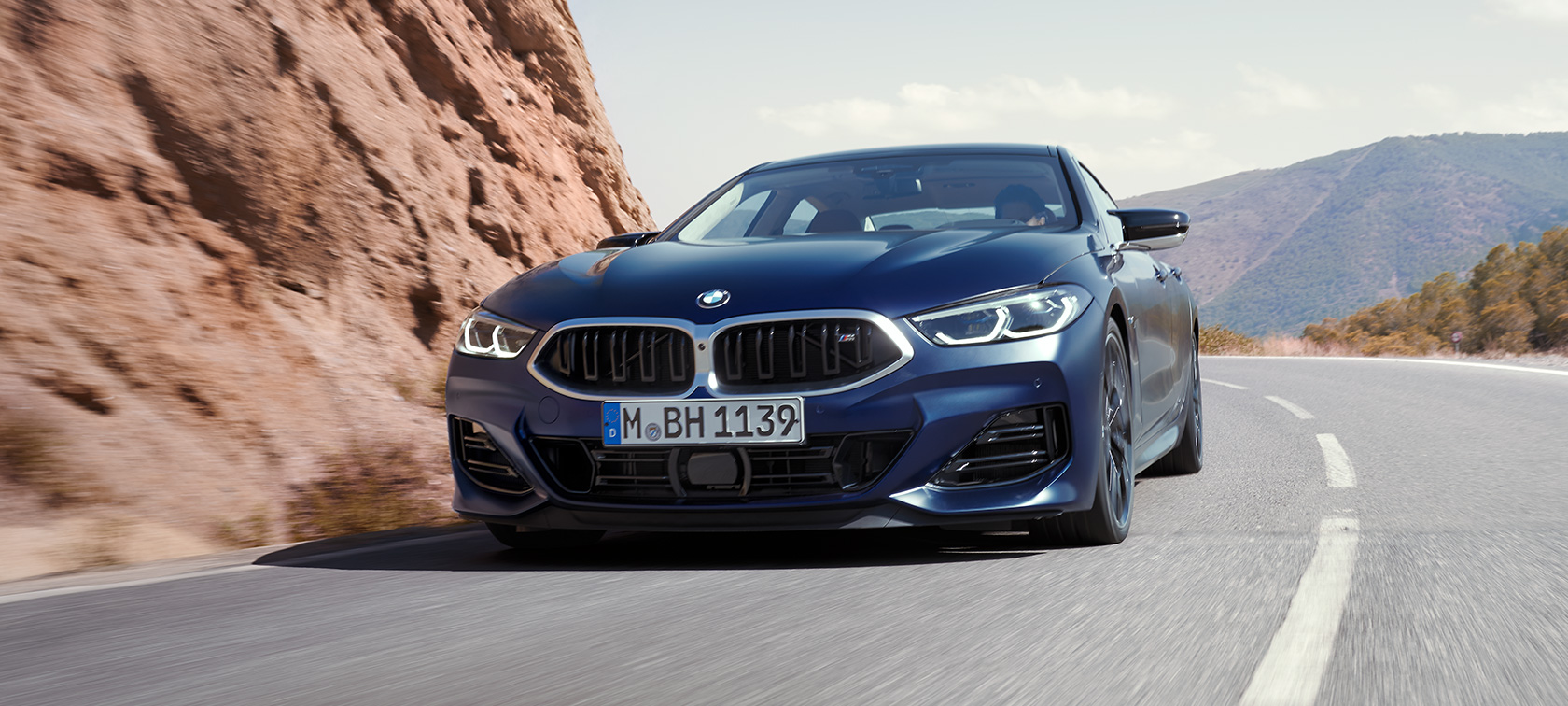 BMW M850i xDrive Gran Coupé, BMW Individual Albastru Frozen Tanzanite