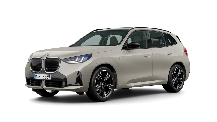 Imagine cu trei sferturi din partea laterală a BMW X3 M F97 Imagine cu trei sferturi din partea laterală a BMW X3 M F97