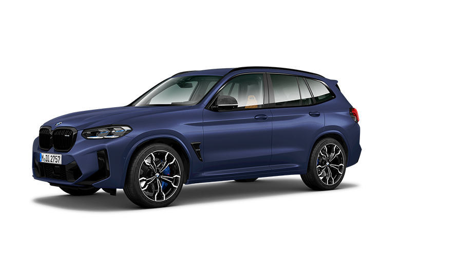 Imagine cu trei sferturi din partea laterală a BMW X3 M F97 Imagine cu trei sferturi din partea laterală a BMW X3 M F97