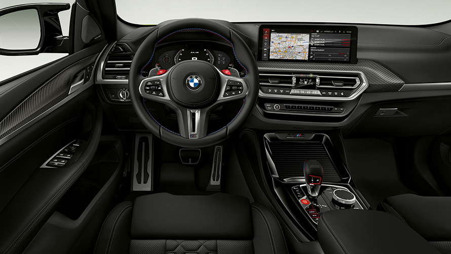 Habitaclu BMW X4 M Competition F98 LCI 2021 Habitaclul unui BMW X4 M Competition F98 LCI Facelift 2021