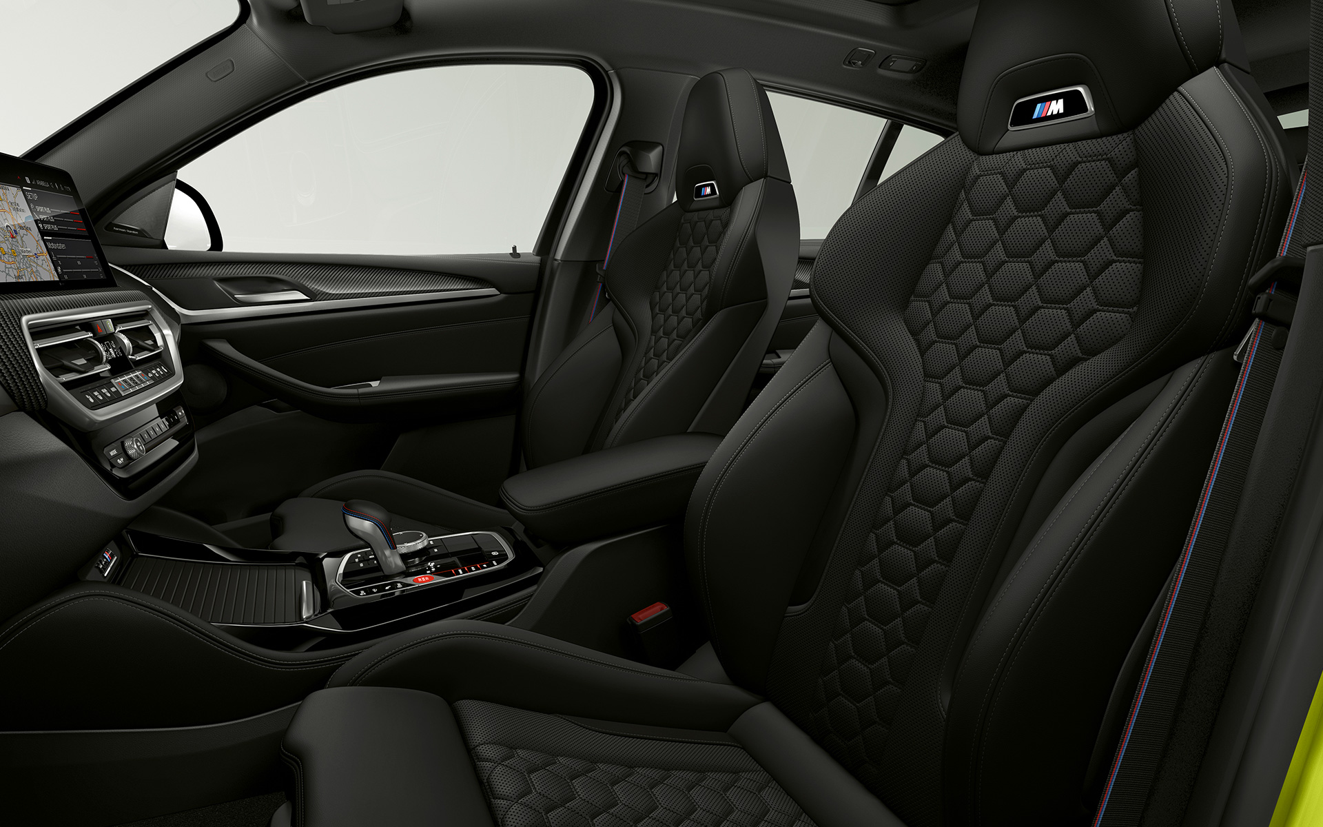 Scaune M Sport dintr-un BMW X4 M Competition F98 LCI Facelift 2021