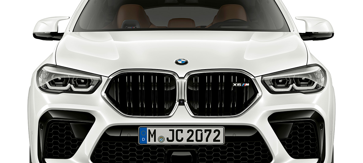 BMW X6 M Grila frontală dublă M a BMW X6 M 2020 SUV