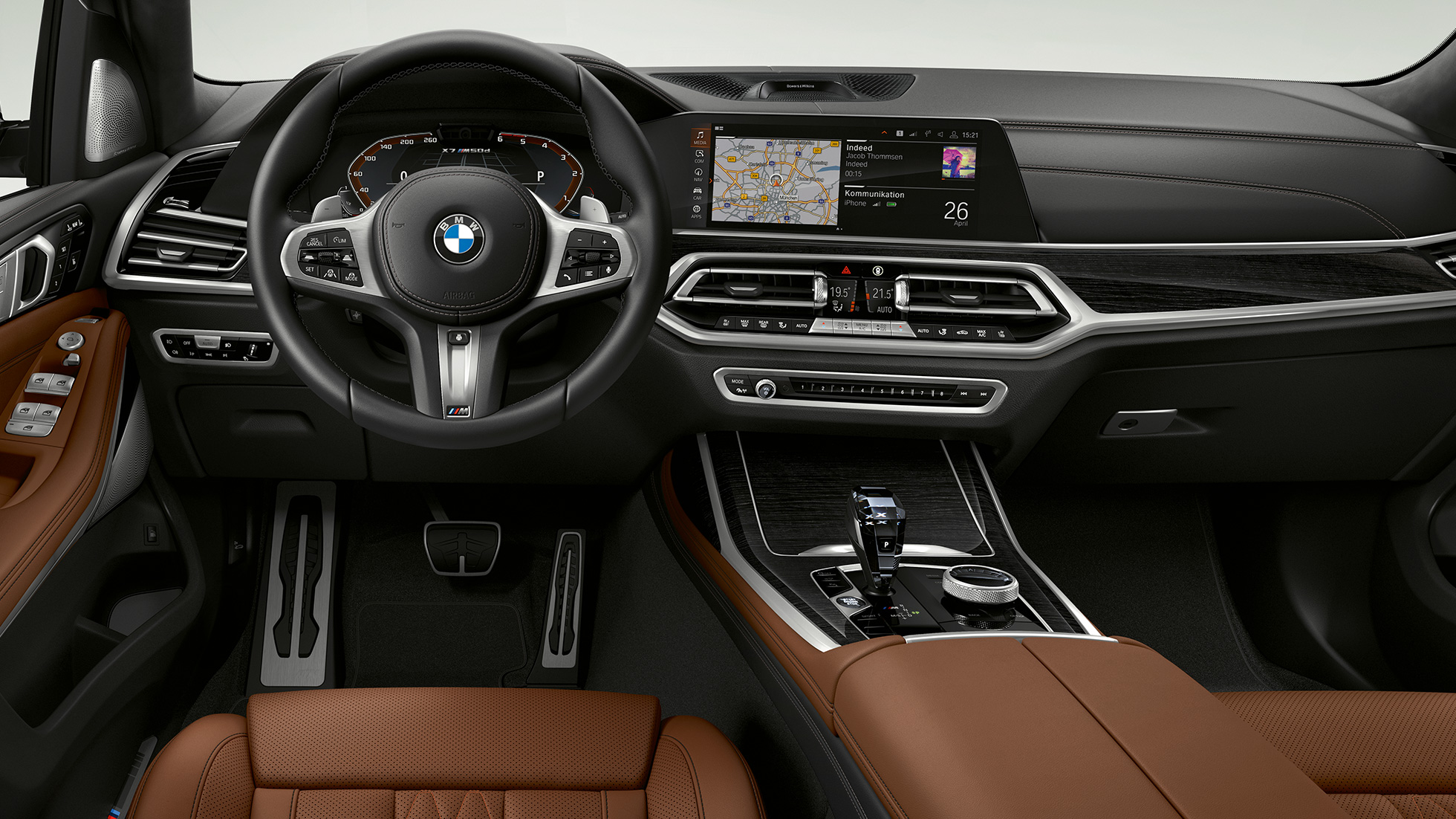 Interiorul BMW X7 M50i Interiorul modelelor BMW X7 M, M50d şi M50i, G07, 2019