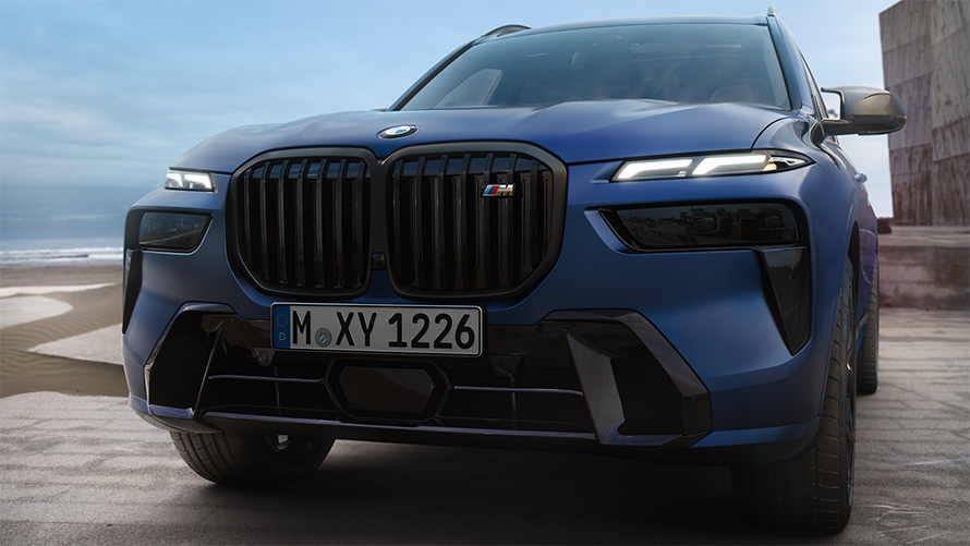 BMW X7 M60i LCI xDrive Albastru Frozen Marina Bay 