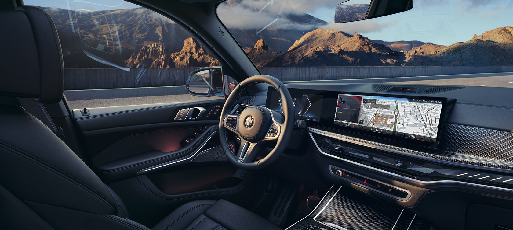 BMW X7 M60i xDrive interior habitaclu 