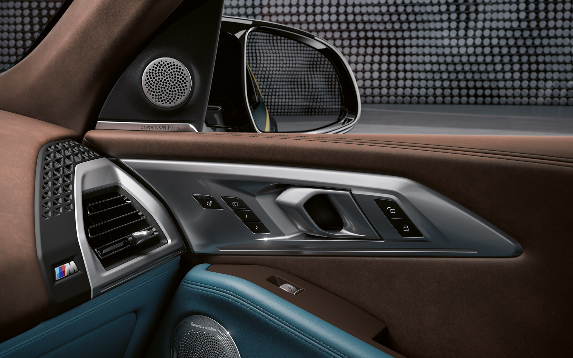 BMW XM sistem de sunet surround Bowers & Wilkins Diamond Interior BMW XM, sistem de sunet surround Bowers & Wilkins Diamond
