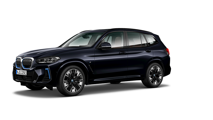Imagine cu trei sferturi din partea laterală a unui BMW Seria i BMW iX3 G08 Imagine cu trei sferturi din partea laterală a unui BMW Seria i BMW iX3 G08