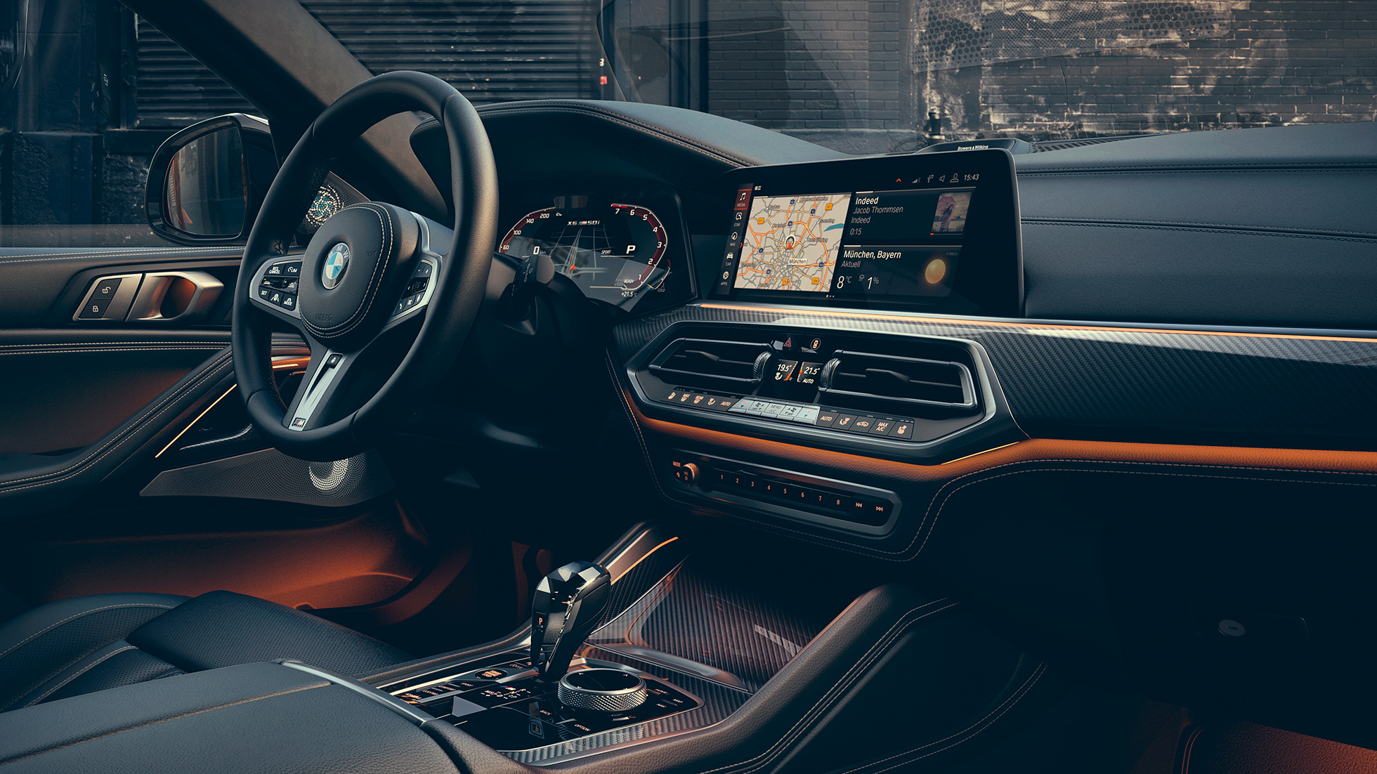 Interiorul BMW X6. Interiorul BMW X6.