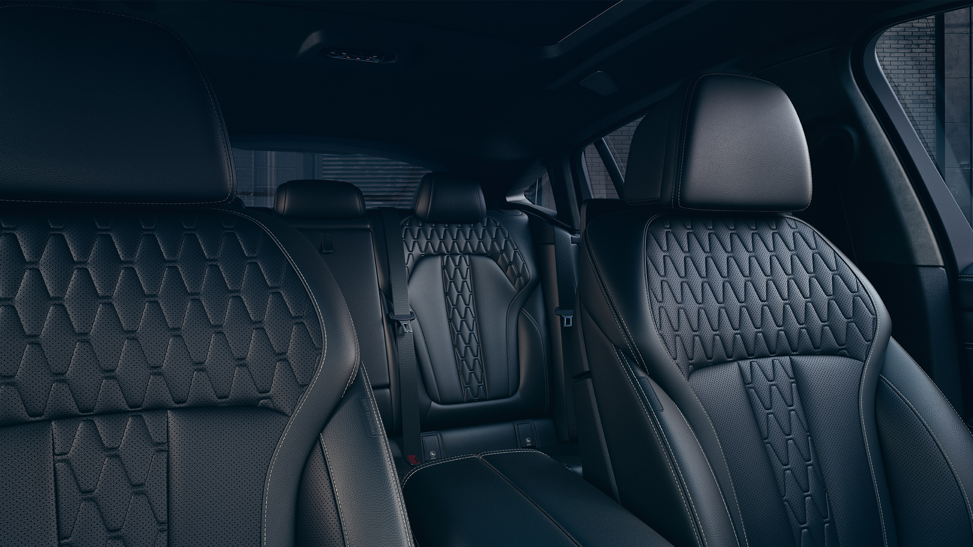 Tapiţeria BMW X6. Imagine din interiorul BMW X6 cu tapiţerie.