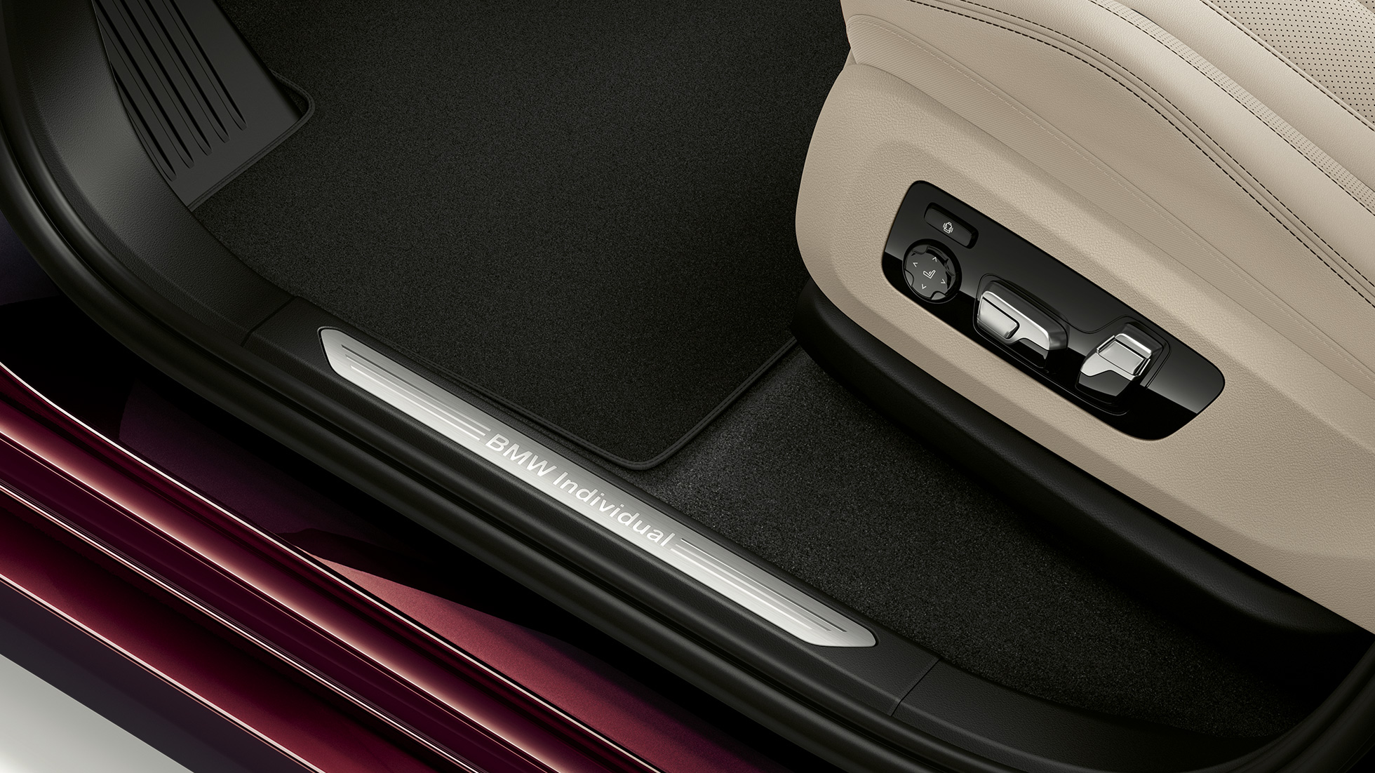 Designul polster al BMW X7 cu pachetul M Sport Imagine în prim-plan cu designul polster al BMW X7 cu pachetul M Sport
