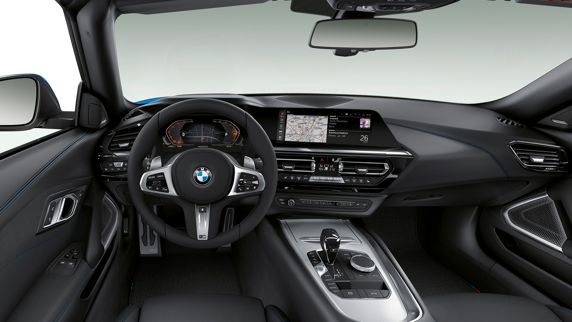 BMW Z4 Roadster model M Sport Volanul şi locul conducătorului auto din BMW Z4 Roadster model M Sport