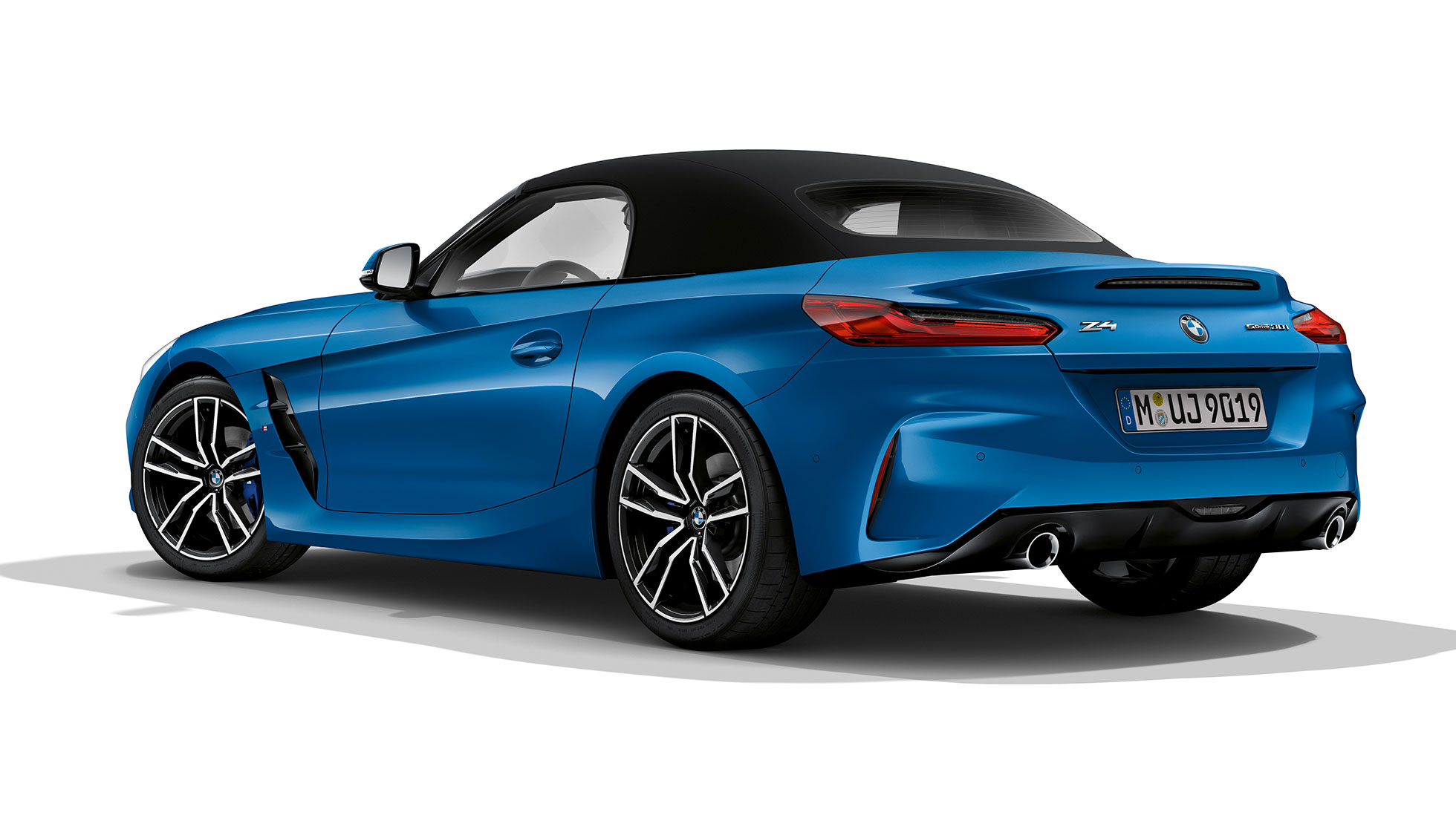BMW Z4 Roadster model M Sport Imagine cu trei sferturi din partea spate a BMW Z4 Roadster model M Sport