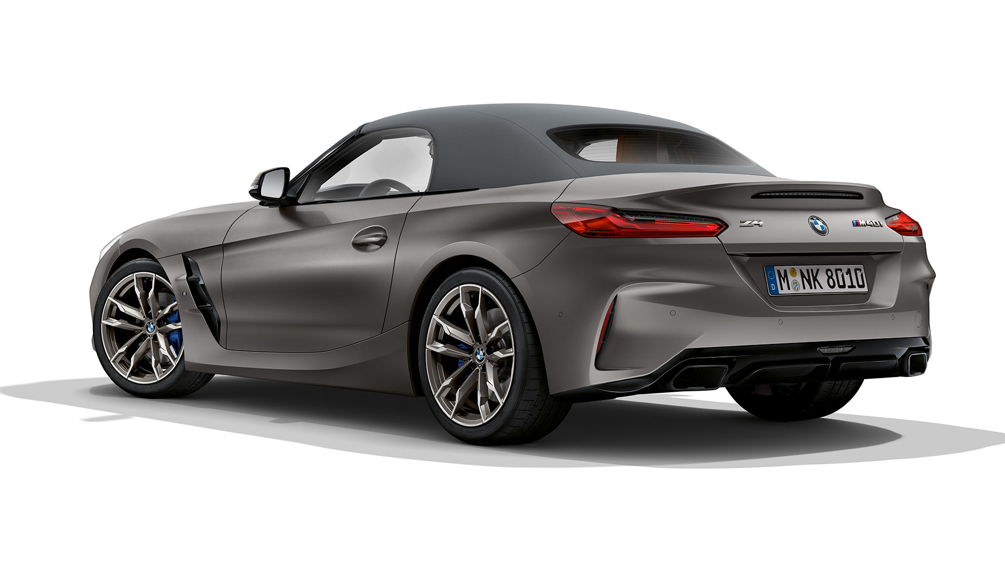 BMW Z4 Roadster M40i Imagine cu trei sferturi din partea spate a BMW Z4 Roadster M40i