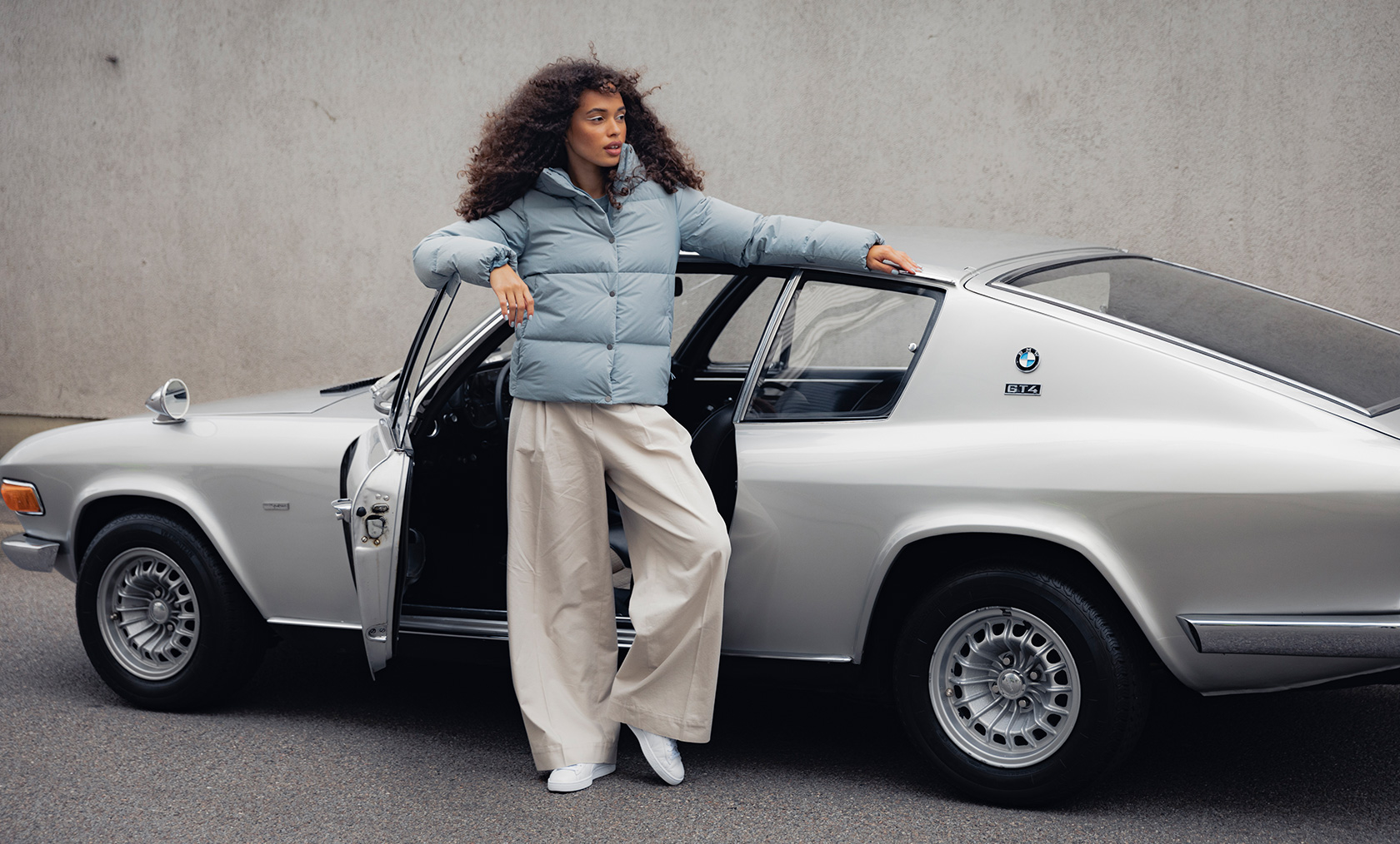 BMW Lifestyle Lookbook 2023, jachetă puffer Goods with Freude BMW Lifestyle Lookbook, jachetă puffer Goods with Freude