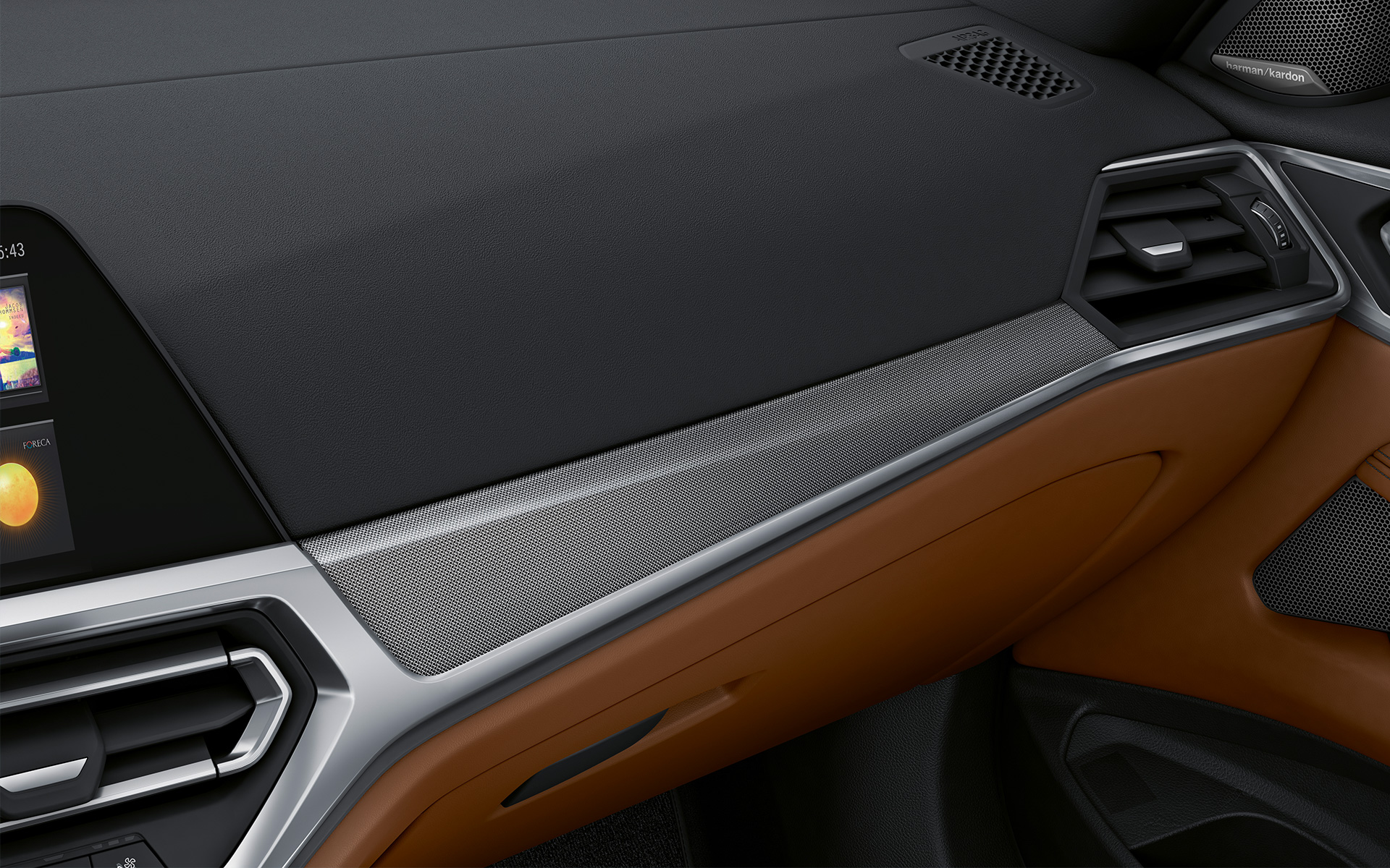 Ornamente BMW Individual din aluminiu, lucioase, prim plan Ornamente BMW Individual din aluminiu, lucioase, prim plan