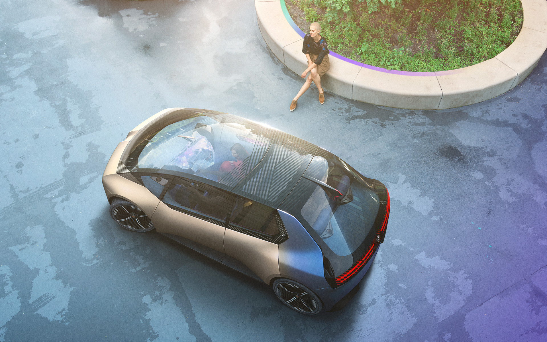 BMW i Vision Circular 2021 vision car imagine 2