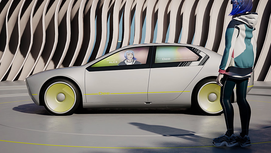 Avatarul personal BMW i Vision Dee BMW i Vision Dee, avatar personal
