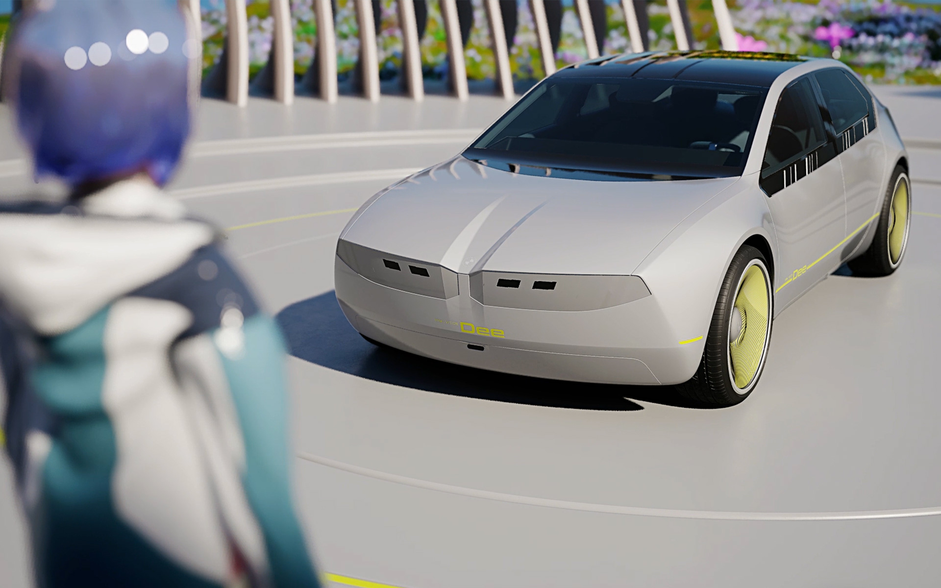 BMW i Vision Dee, pictogramă digitală design exterior BMW i Vision Dee, pictogramă digitală design exterior