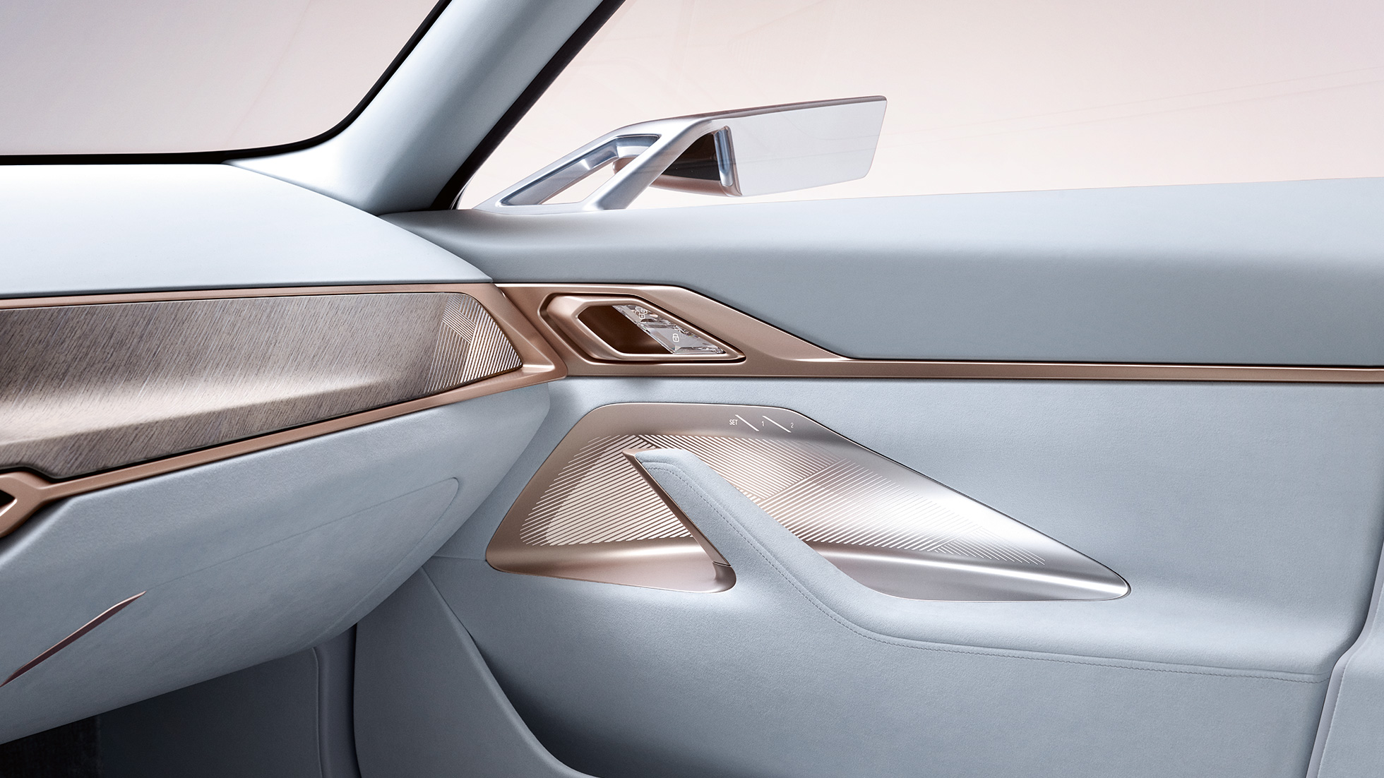Designul interior 4 al BMW Concept i4, 2020, G26 Designul interior 4 al BMW Concept i4, 2020, G26, noul BMW Gran Coupé integral electric