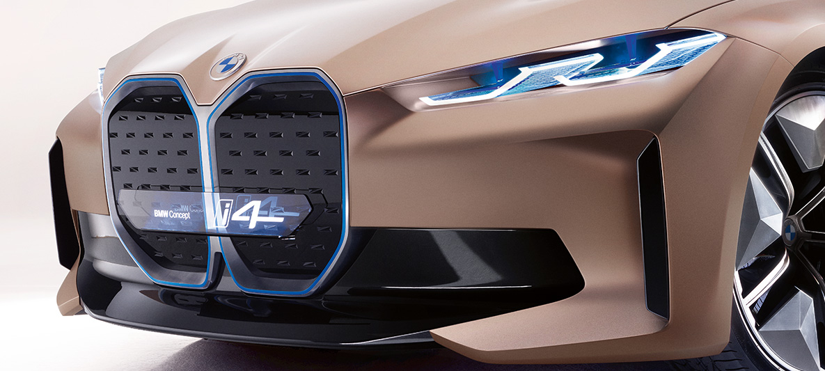 Imagine 1 cu BMW Concept i4, 2020, G26 Imagine 1 cu BMW Concept i4, 2020, G26, noul BMW Gran Coupé integral electric