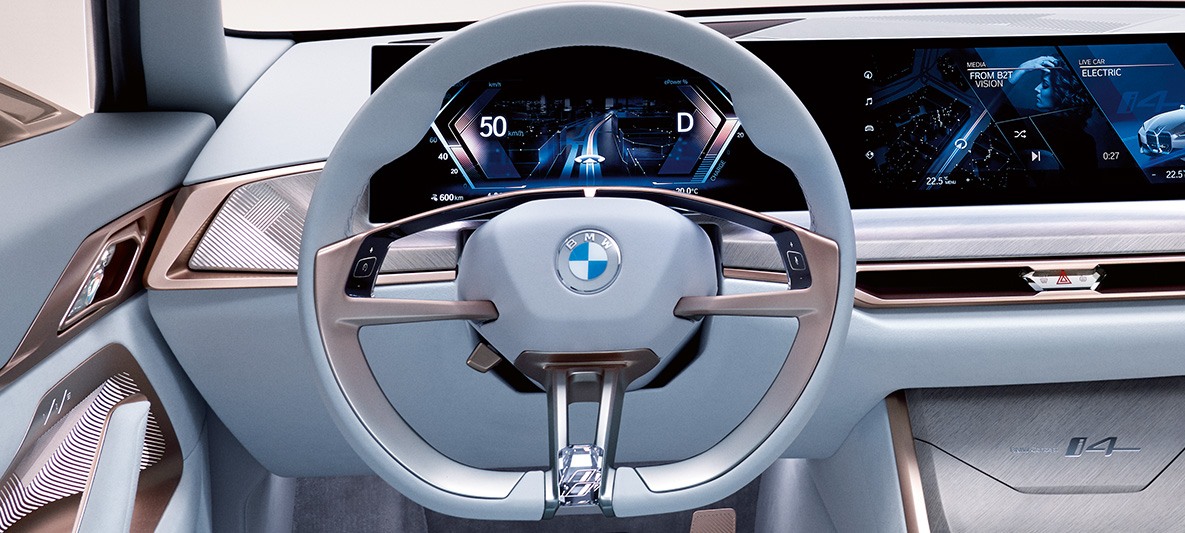 Imagine 3 cu BMW Concept i4, 2020, G26, noul BMW Gran Coupé integral electric Imagine 3 cu BMW Concept i4, 2020, G26