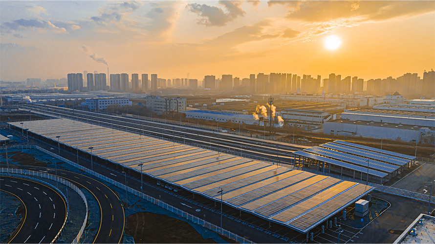 Energie solară, Sustenabilitate BMW Sustenabilitate BMW, energie solară, fabrică BMW, spaţii de lucru Dadong, sisteme solare