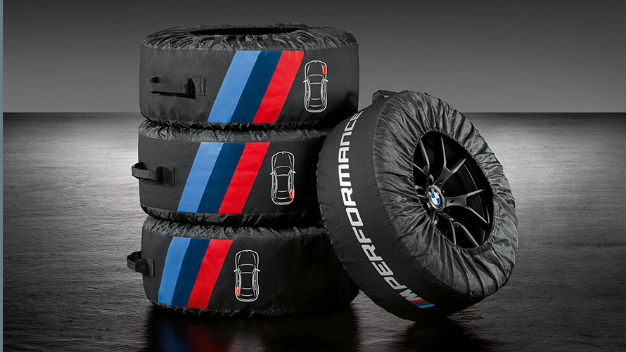 Huse pentru anvelope M Performance Accesorii BMW pentru toamnă şi iarnă, huse pentru anvelope M Performance
