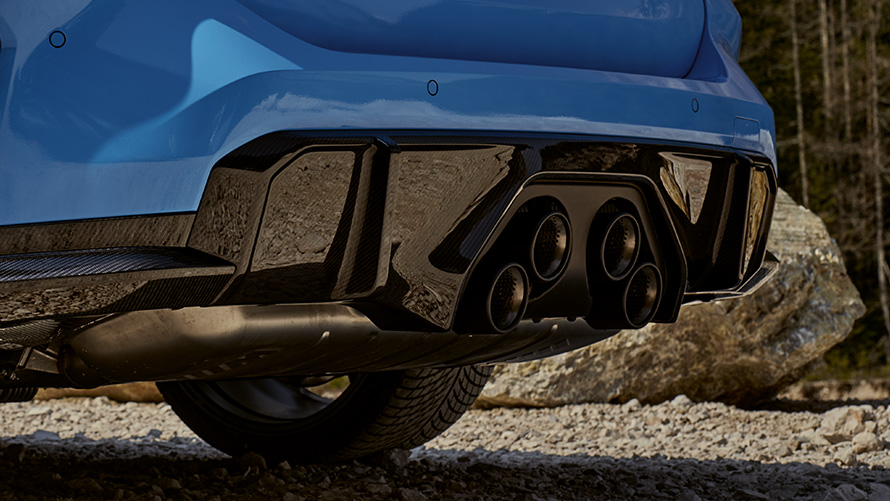 Sistem de evacuare M Performance din titan Accesorii BMW pentru toamnă şi iarnă, Sistem de evacuare M Performance din titan