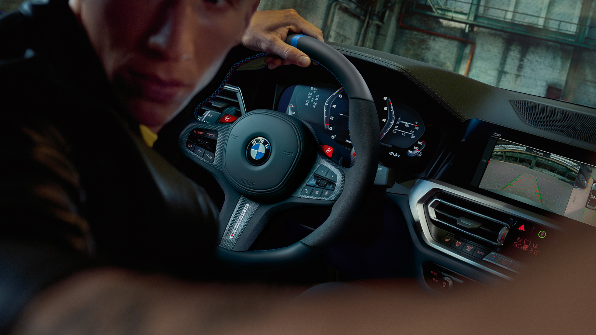 Interiorul BMW M3 G80 Interiorul BMW M3 G80, cu accesorii BMW M Performance